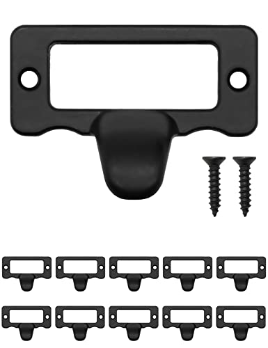 Fuxxer® - 10 tiradores para janela de etiquetas, design antigo, latão antigo Fuxxer.eu - Ferragens para janelas - janela, etiquetas, antigo, latão