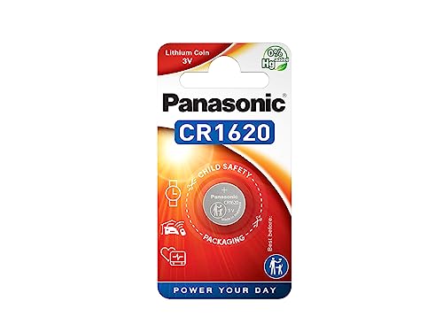 Pilha Recarregável PANASONIC CR1620 (3 V) Panasonic - Baterias - litio, 3 V, CR1620, 75 mAh