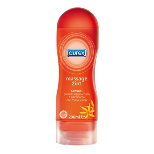 Gel de Massagem MASSAGE 2 IN 1 Ylang Ylang (200 ml) DUREX - Banho e corpo - massagem, ylang ylang, 200 ml