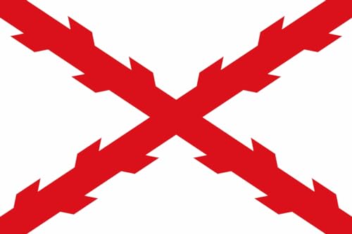 Bandeira de Cruz de Borgonha 150X90 Cm DURABOL Durabol - Bandeiras e cataventos - cruz de borgonha, tecido resistente, durável, 150x90 cm