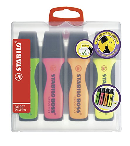 Canetas de Feltro STABILO Boss Executive Multicor Stabilo - Marcadores e marcadores de texto - caneta, feltro, stabilo, executive, multicor