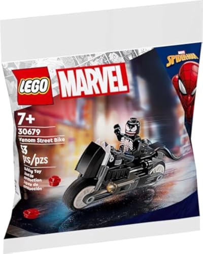 LEGO Marvel Moto de Carretera Venom (Idade Mínima Recomendada: 7 anos) LEGO - Blocos de encaixe - lego, marvel, venom, moto, 7 anos