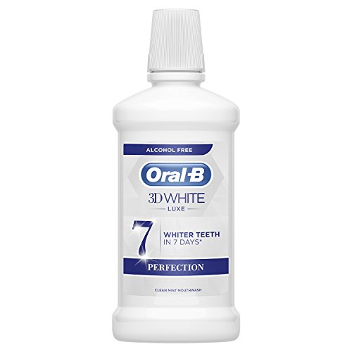 Oral-B 3D White Luxe Seductive Gloss Líquido de Enxaguar Escova de Dentes 500 Ml Oral-B - Enxaguatório bucal - branco, fortalecedor, refrescante, 500 ml