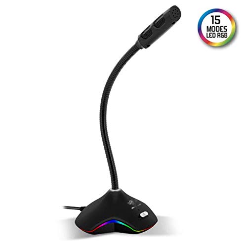 Microfone Gaming SPIRIT OF GAMER Eko300 Preto Spirit Of Gamer - Microfones - gaming, preto