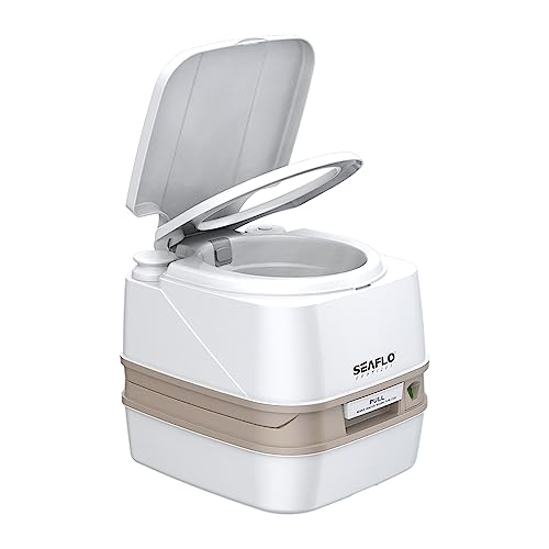 Toalete Portátil SEAFLO Lighteu (Capacidade: 12 L) SEAFLO - Sanitários portáteis e dispositivos de urinação - 12 L, 32 L, 7 kg, pp, pom, abs