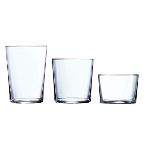 Conjunto de Copos LUMINARC Gorbea Transparente Vidro 18 Pcs Arcusine - Copos - copos, transparentes, vidro, 18 peças
