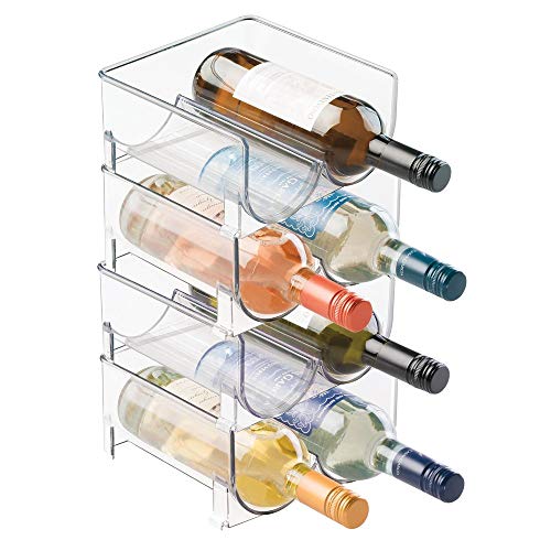 Suporte para Garrafas MDESIGN 4 Peças (Plástico) mDesign - Suportes para vinhos - suporte, garrafa, plástico