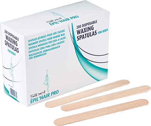 Espátula Depilação SIBEL (Madeira - 15,5 cm) Sibel - Kits e suprimentos de depilação com cera - madeira, 15,5 cm