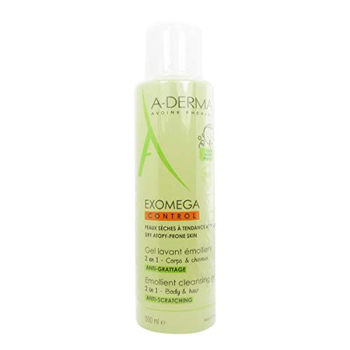 Gel de Limpeza Corporal A-DERMA Exomega (500 ml) A-DERMA - Shampoo & condicionador - gel, limpeza corporal, a-derma, exomega