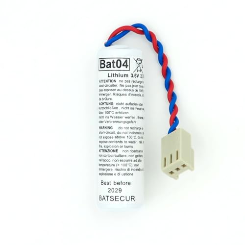 Bateria de Acessório para Alarms DAITEM BATLI04 BATSÉCUR - Baterias - CR2450, 3V, 220mah, preto branco