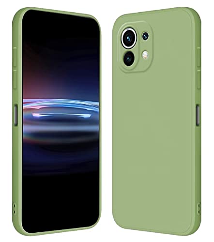 Capa Xiaomi Mi 11 Lite RANKONE Silicone Verde RankOne - Peças de reposição para telemóveis - silicone, verde, resistente a riscos, mi 11 lite