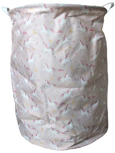 Caixa de Arrumação Infantil com Desenhos de Unicórnios AnneAnne - Cestos de roupa - infantil, unicórnio, caixa