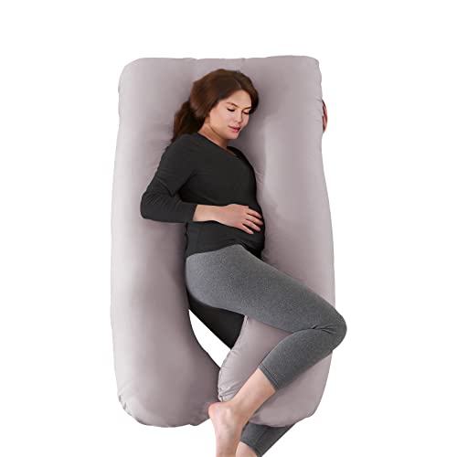 Almofada para Gravidez BANNIO U (Cinzento) BANNIO - Almofadas - 150 x 79 cm, gravidez, extraível, lavável