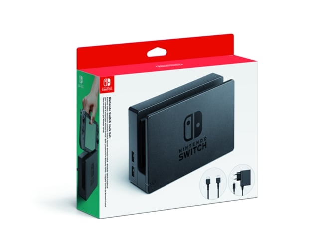 Dock de Carregamento com Fios NINTENDO Switch Nintendo - Adaptadores de energia e carregadores - carregamento, fios, nintendo switch