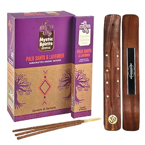 Kit de aromaterapia ARÔMASENSES Incenso Palo Santo e Lavanda Hari Darshan - Incenso - aromaterapia, incenso, palo santo, lavanda