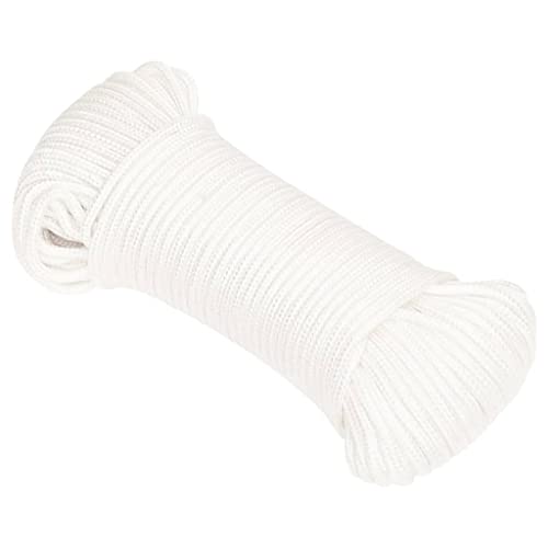 Corda para barco vidaXL polipropileno branco intenso 3mm 500m vidaXL - Cabos e cordas de hardware - polipropileno, branco, 3mm, 500m