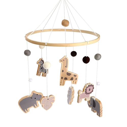 Brinquedo para Bebé BEBE RATTLES Mobile Collazoey - Móveis para bebês e crianças pequenas - madeira, 24,5*23,5 cm, bebé