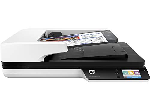Scanner HP Scanjet Pro 4500 fn1 | Preto (Scanner) HP - Digitalizadores - flatbed, 1200 dpi, 24 bit, 30 ppm