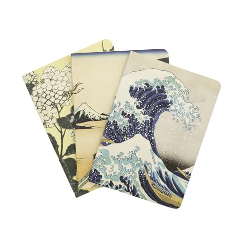 Cadernos ERIK EDITORES Hokusai, Ola de Kanagawa (A6) Grupo Erik - Cadernos e bloco de notas - A6, 32 folhas, margens coloridas