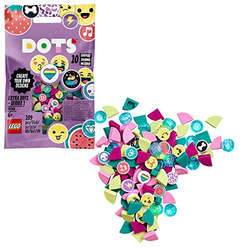LEGO DOTS Extra Series 1 41908 (Idade Mínima Recomendada: 6 anos) LEGO - Blocos de encaixe - LEGO DOTS, extra series 1, 41908, idade mínima recomendada 6 anos