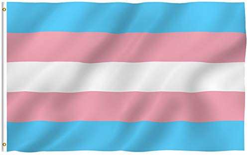 Bandeira Rainbow 3X5 Pés Transgênero Anley Anley - Bandeiras e cataventos - bandeira, rainbow, transgênero, anley