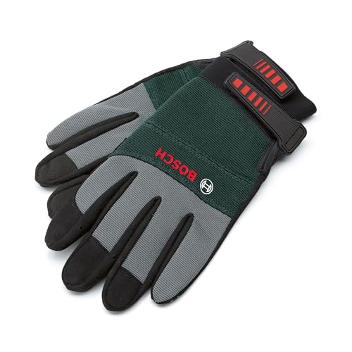Luvas para Jardinagem BOSCH 2.618.031 (Tamanho Único) Bosch - Luvas de segurança - jardinagem, poliuretano, bosch, preto, verde