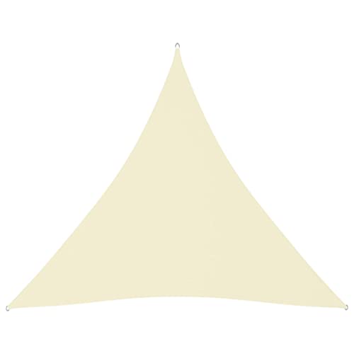 Toldo de Vela vidaXL | 4.5x4.5x4.5m - Bege (Jardinagem) vidaXL - Toldos e gazebos - 4.5x4.5x4.5m, oxford, resistente ao moho, design moderno