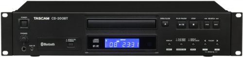 Leitor de CD portátil TASCAM CD-200BT Preto Tascam - Leitores e gravadores de cd - portátil, cd, preto