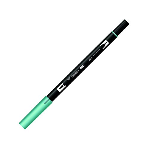 Marcador TOMBOW ABT-451 Azul (Ponta Dupla) Tombow - Marcadores e marcadores de texto - ponta dupla, base água, 107 cores, transições de cor