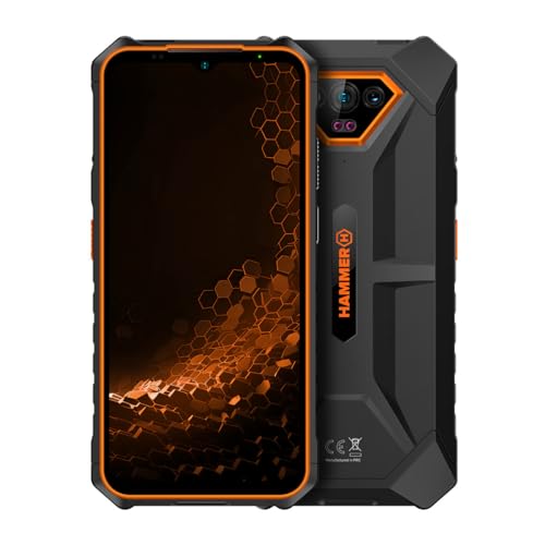 Smartphone HAMMER Iron V (5.7'' - 3 GB - 32 GB - Laranja) Hammer - Telemóveis - 5.7, 3 GB, 32 GB, laranja