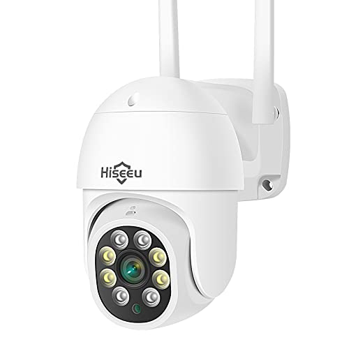 Câmara de segurança HISEEU HD 1080P WiFi PTZ Hiseeu - Câmeras de vigilância - HD 1080p, wifi, PTZ, parede/techo