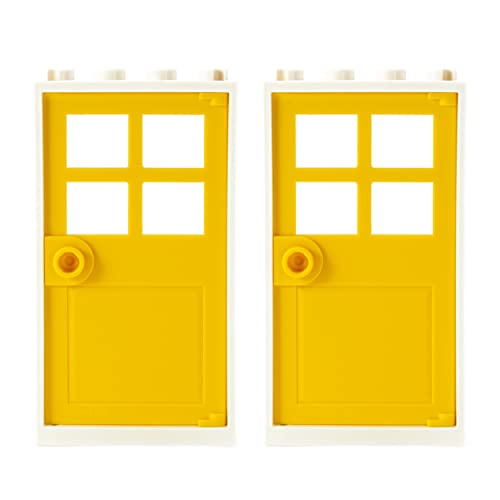 LEGO Bricks Baseplate with Door (Idade Mínima Recomendada: 5 anos) LEGO - Brinquedos - base de construção, porta removível, telhado removível, 5 anos