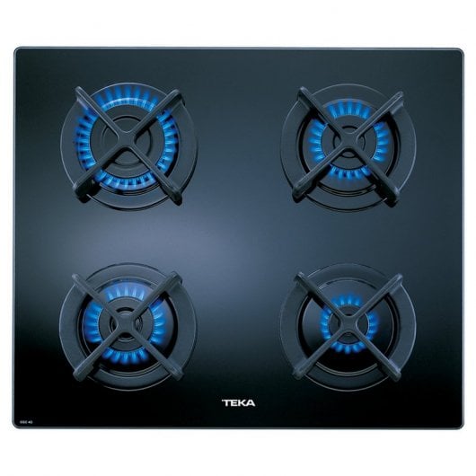 Placa de Gás TEKA CGC 4G AI AL (Gás Butano-Propano - 36.5 cm - Preto) TEKA - Cooktops - butano, propano, 36.5 cm, preto
