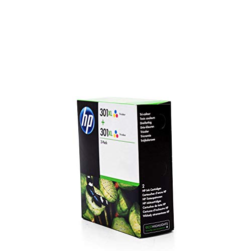 Tinteiro HP 301XL - C2H72AE Preto, Ciano, Magenta, Amarelo HP - Cartuchos de toner e jato de tinta - preto, ciano, magenta, amarelo