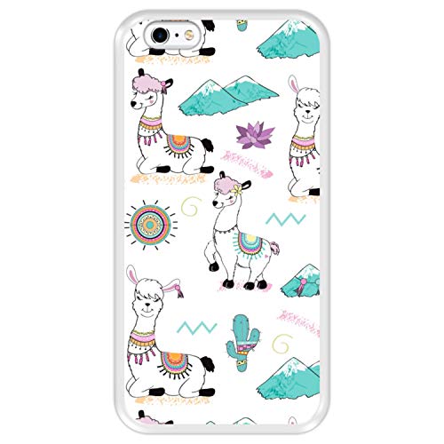 Capa iPhone 6, 6s, 7, 8 HAPDEY Hapdey LHAMA Transparente Hapdey - Acessórios para telemóveis - iphone 6, iphone 6s, iPhone 7, iPhone 8, transparente