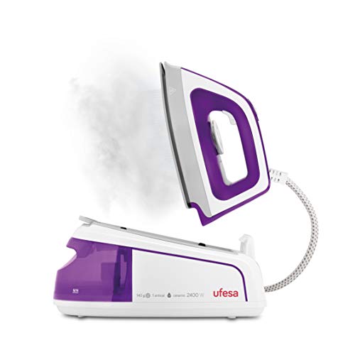 Ferro com Caldeira UFESA PL2410 (Pressão: 6 bar - Jato vapor 120 g/min) Ufesa - Aparelhos de lavanderia - 6 bar, 120 g/min, 220 °C, spray, anticalcário