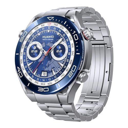 Smartwatch HUAWEI Watch Ultimate (Bluetooth - Silicona - Azul) HUAWEI - Óculos inteligentes - bluetooth, silicona, azul, 200 mAh, 1 h