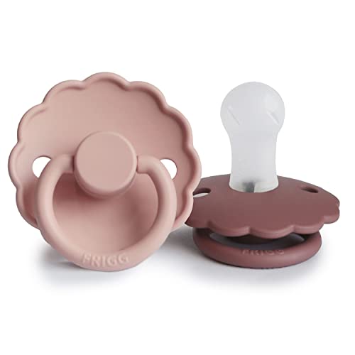 Chucha FRIGG Daisy Silicone Cereja 2 Pack FRIGG Production - Cuidados com a higiene oral - silicone, cereja, 2 pack