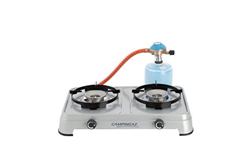 Fogão de Campismo CAMPINGAZ Camping Cook Cv (Branco) Campingaz - Eletrodomésticos de cozinha - gás, 2 bocas, 1800 W, portátil