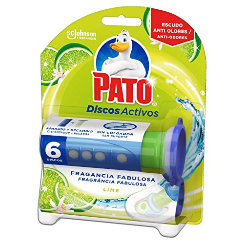 Bloco de Limpeza SC JOHNSON Pato Discos Activos Lima Fresca PATO - Limpa-vasos sanitários - pato, discos activos, lima fresca