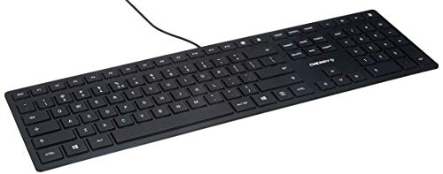 Teclado CHERRY KC 6000 Slim (Com Cabo - Layout US) Cherry - Teclados - mecanismo de tijera, compacto, layout US, placa metálica