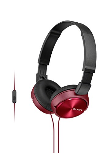 Auscultadores com Fio SONY MDR-ZX110 (Over Ear - Microfone - Preto) Sony - Fones de ouvido e headsets - over ear, microfone, preto