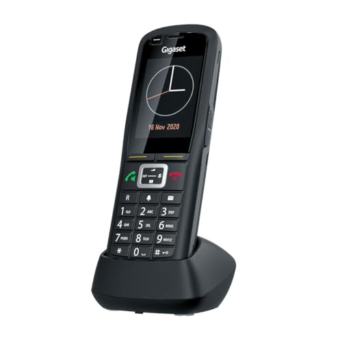 Telefone fixo GIGASET R700H Pro Preto (Telefone Sem Fio) Gigaset - Telefonia - telefone, fixo, sem fio