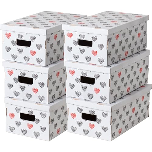Caixa de Arrumação KANGURU (6 Un - Branco) Lavatelli Srl - Caixas de mudança e envio - caixa, arrumação, kanguru, branco