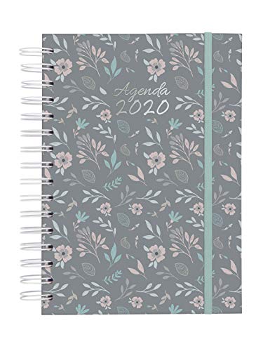 Agenda FINOCAM Spiral You Floral Espanhol (A5 - 2020) Finocam - Calendários, organizadores e planejadores - agenda, espiral, capa de cartão, prática, funcional