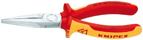 Knipex 30 16 160 alicate Alicates de pontas compridas KNIPEX - Alicates - alicate, pontas compridas, ferro, vermelho/amarinho