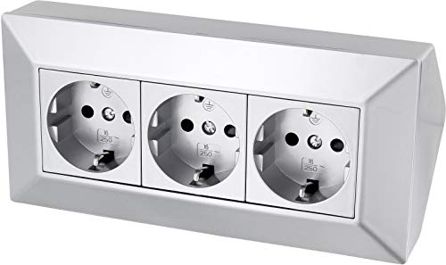 Extensão Elétrica HAVA 3G1A1B1C1 (3 Tomadas) HAVA - Filtros de linha e supressores de surtos - 3 tomadas, plástico em prata
