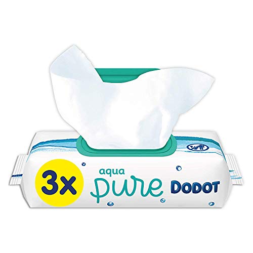 Toalhitas DODOT Aqua Pure (3 unidades) (Recondicionado Como Novo) DODOT - Muda fraldas - toalhita, dodot, aqua pure, 3 unidades, recondicionado