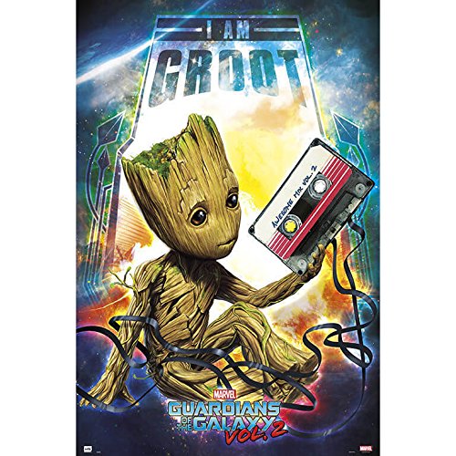 Poster ERIK EDITORES Groot (Guardians of the Galaxy) Grupo Erik Editores - Pósteres, impressões e arte visual - guardians of the galaxy, groot, 61x91,5 cm, 150 gr