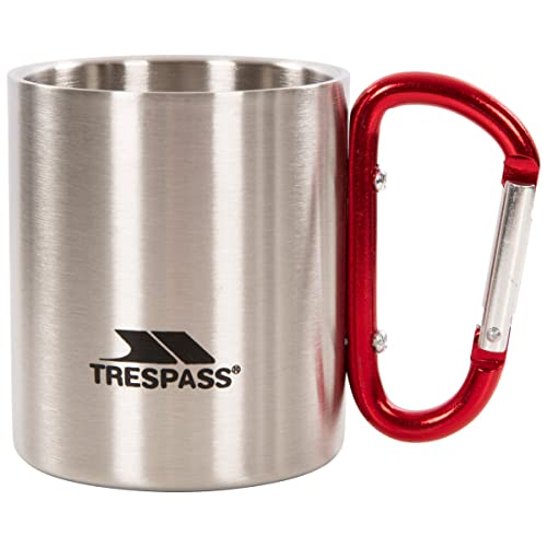 Caneca para Campismo TRESPASS Bruski (Aço Inoxidável) Trespass - Cozinha & sala de jantar - aço inoxidável, alça de mosquetão